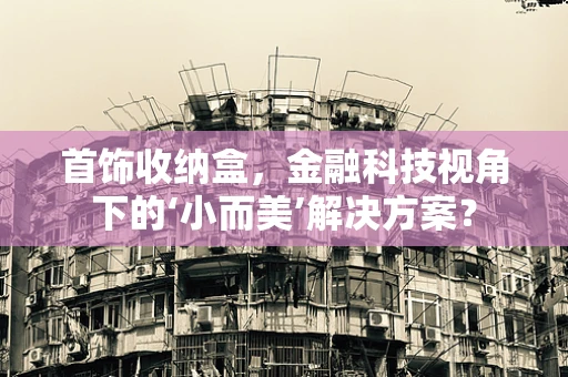 首饰收纳盒，金融科技视角下的‘小而美’解决方案？