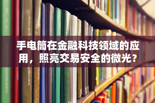 手电筒在金融科技领域的应用，照亮交易安全的微光？