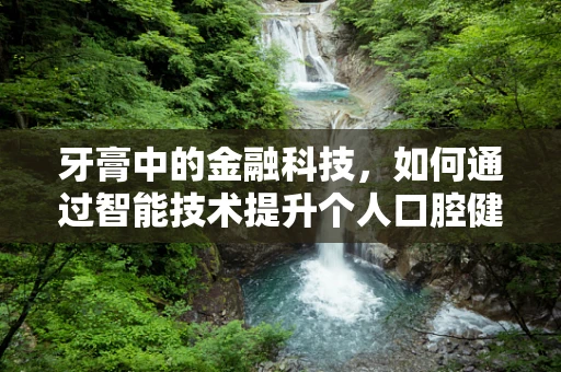 牙膏中的金融科技，如何通过智能技术提升个人口腔健康管理？