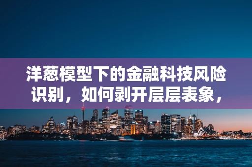 洋葱模型下的金融科技风险识别，如何剥开层层表象，直击核心？