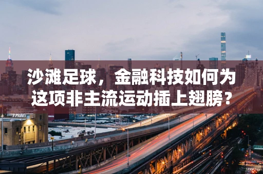 沙滩足球，金融科技如何为这项非主流运动插上翅膀？