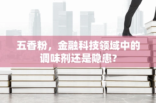 五香粉，金融科技领域中的调味剂还是隐患?