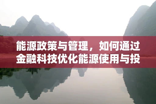 能源政策与管理，如何通过金融科技优化能源使用与投资？