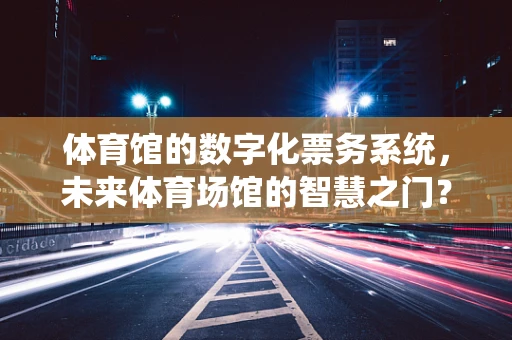 体育馆的数字化票务系统，未来体育场馆的智慧之门？