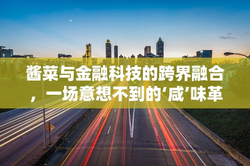 酱菜与金融科技的跨界融合，一场意想不到的‘咸’味革命？