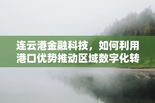 连云港金融科技，如何利用港口优势推动区域数字化转型？