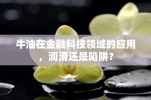 牛油在金融科技领域的应用，润滑还是陷阱？