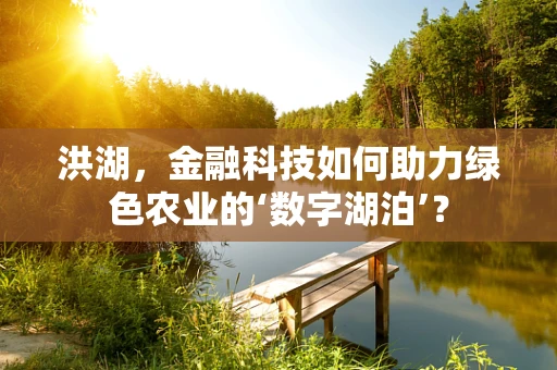洪湖，金融科技如何助力绿色农业的‘数字湖泊’？