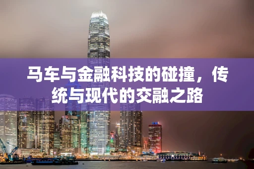 马车与金融科技的碰撞，传统与现代的交融之路