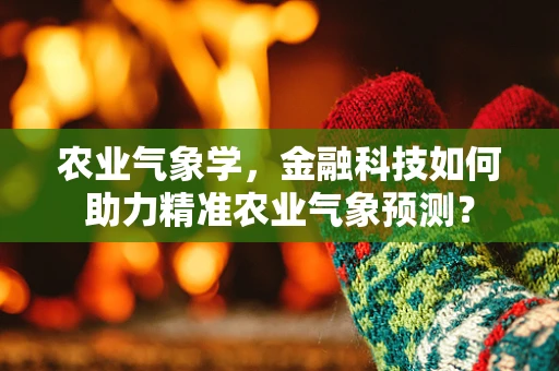 农业气象学，金融科技如何助力精准农业气象预测？