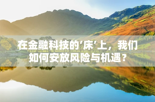 在金融科技的‘床’上，我们如何安放风险与机遇？