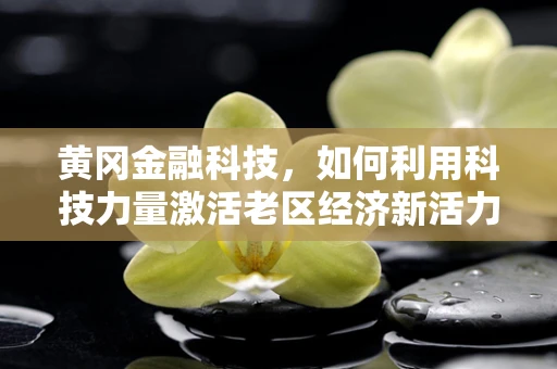 黄冈金融科技，如何利用科技力量激活老区经济新活力？