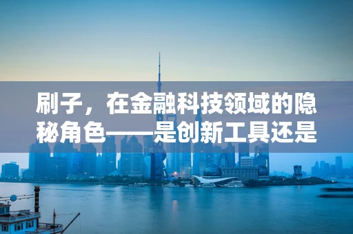 刷子，在金融科技领域的隐秘角色——是创新工具还是风险隐患？