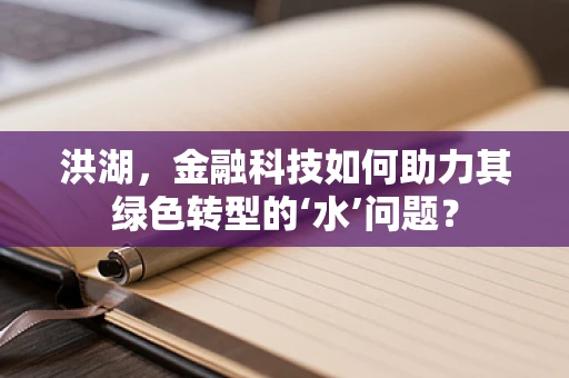 洪湖，金融科技如何助力其绿色转型的‘水’问题？