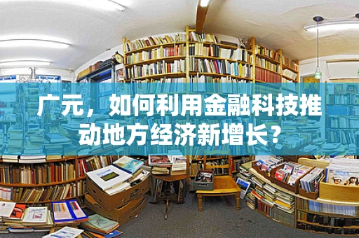 广元，如何利用金融科技推动地方经济新增长？