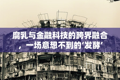 腐乳与金融科技的跨界融合，一场意想不到的‘发酵’