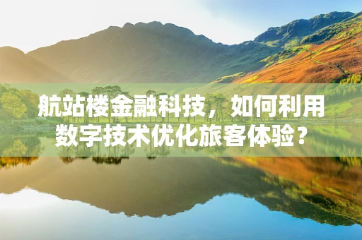 航站楼金融科技，如何利用数字技术优化旅客体验？