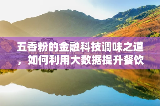 五香粉的金融科技调味之道，如何利用大数据提升餐饮供应链管理？