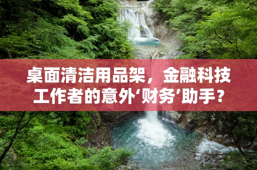 桌面清洁用品架，金融科技工作者的意外‘财务’助手？