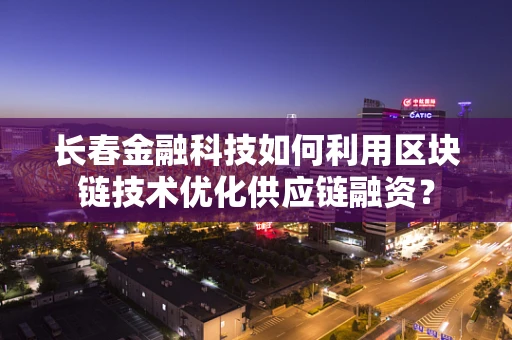 长春金融科技如何利用区块链技术优化供应链融资？