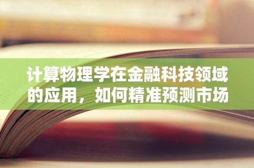 计算物理学在金融科技领域的应用，如何精准预测市场波动？