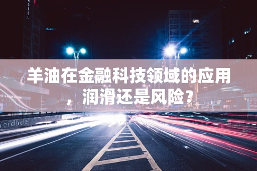 羊油在金融科技领域的应用，润滑还是风险？