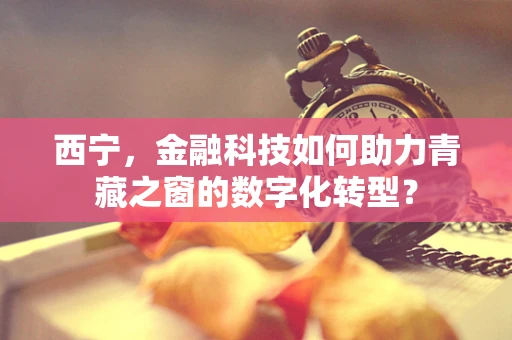 西宁，金融科技如何助力青藏之窗的数字化转型？