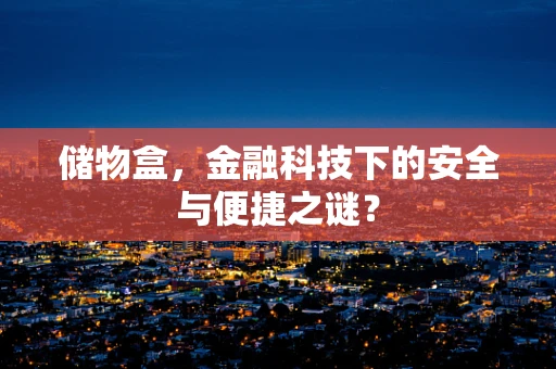 储物盒，金融科技下的安全与便捷之谜？