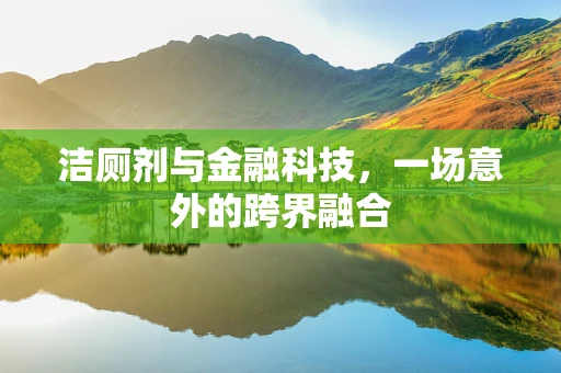 洁厕剂与金融科技，一场意外的跨界融合