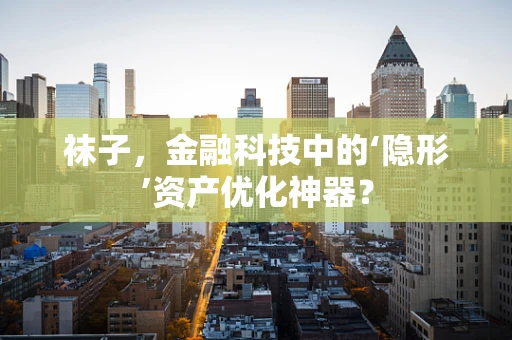 袜子，金融科技中的‘隐形’资产优化神器？