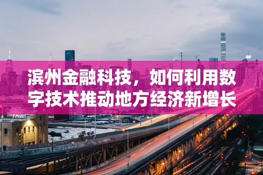 滨州金融科技，如何利用数字技术推动地方经济新增长？