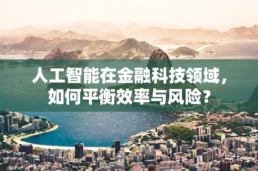 人工智能在金融科技领域，如何平衡效率与风险？