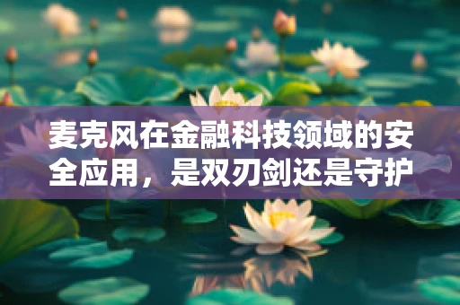 麦克风在金融科技领域的安全应用，是双刃剑还是守护者？