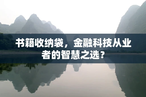 书籍收纳袋，金融科技从业者的智慧之选？