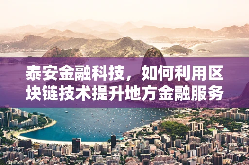 泰安金融科技，如何利用区块链技术提升地方金融服务效率？