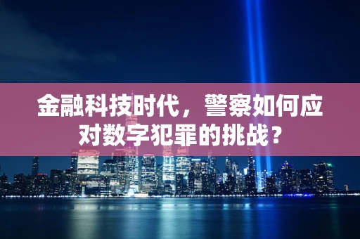 金融科技时代，警察如何应对数字犯罪的挑战？