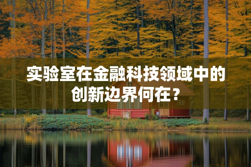 实验室在金融科技领域中的创新边界何在？
