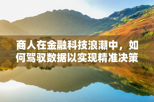 商人在金融科技浪潮中，如何驾驭数据以实现精准决策？