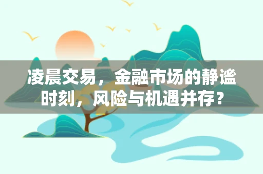 凌晨交易，金融市场的静谧时刻，风险与机遇并存？