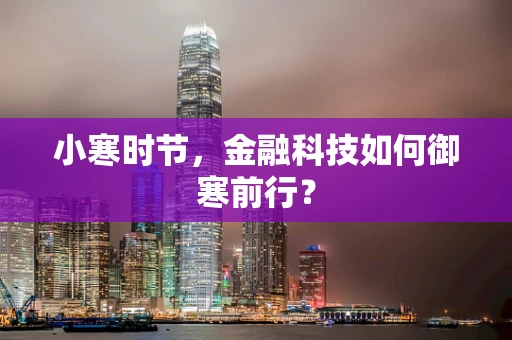 小寒时节，金融科技如何御寒前行？