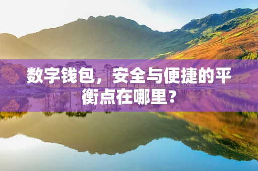 数字钱包，安全与便捷的平衡点在哪里？