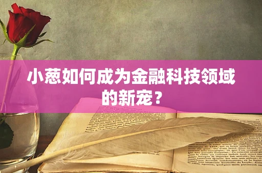 小葱如何成为金融科技领域的新宠？