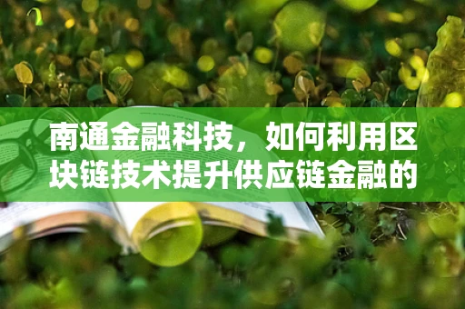南通金融科技，如何利用区块链技术提升供应链金融的透明度与效率？