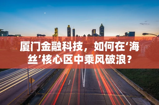 厦门金融科技，如何在‘海丝’核心区中乘风破浪？