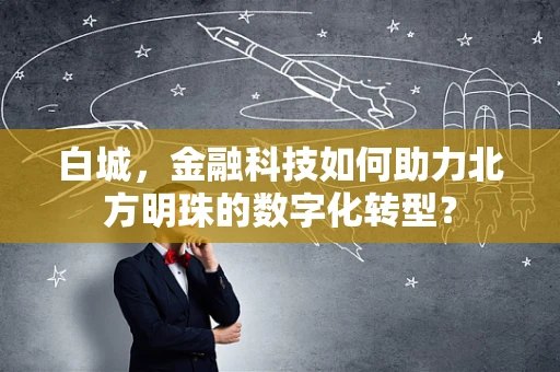 白城，金融科技如何助力北方明珠的数字化转型？