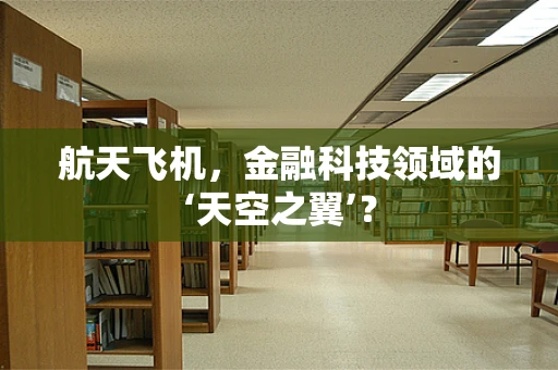 航天飞机，金融科技领域的‘天空之翼’？