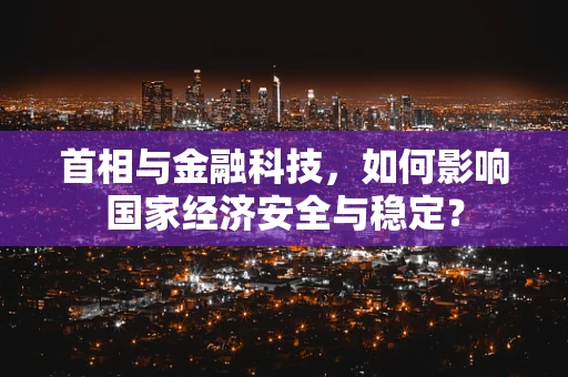 首相与金融科技，如何影响国家经济安全与稳定？
