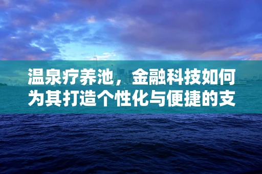 温泉疗养池，金融科技如何为其打造个性化与便捷的支付体验？
