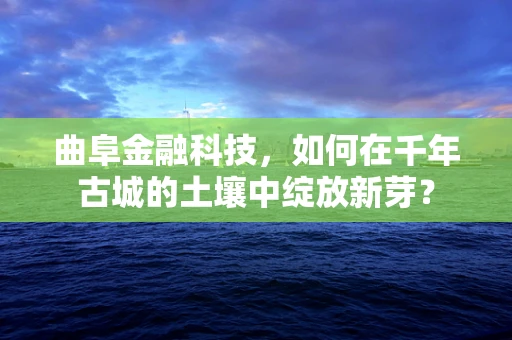 曲阜金融科技，如何在千年古城的土壤中绽放新芽？