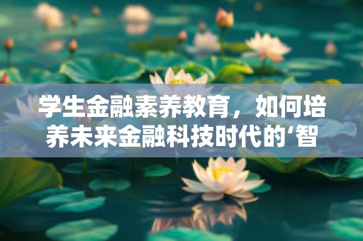 学生金融素养教育，如何培养未来金融科技时代的‘智’识？